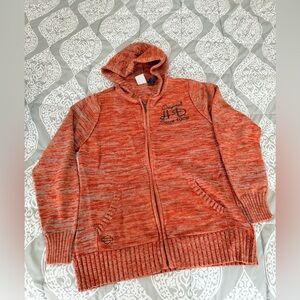 Harley-Davidson Orange Knit Hoodie